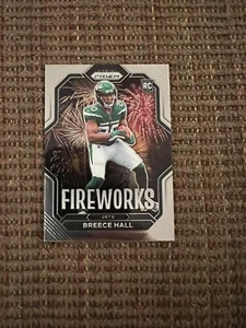 BREECE HALL ~ 2022 Panini Prizm F-24 ROOKIE Fireworks Insert PWE - Picture 1 of 2