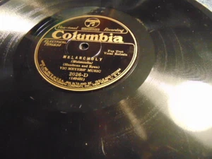 VIC MEYERS' COLUMBIA 78RPM RECORD 2026 MELANCHOLY / CONGRATULATIONS - Picture 1 of 2