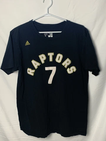 Adidas Toronto Raptors Kyle Lowry T Shirt Size Large Number 7 Cover