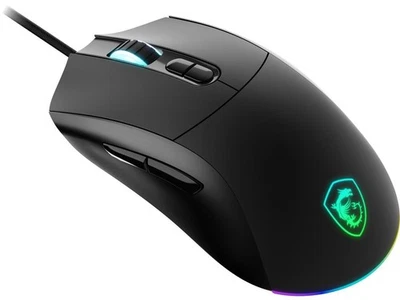 MSI Forge GM320 Gaming Mouse - Up to 12,800 DPI, 6 DPI presets, 1KHz Report - Image 1 of 4