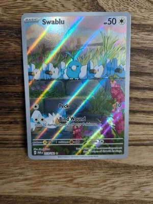 Swablu 213/182 Sv04: Paradox Rift Illustration Rare Pokemon card  - Image 1 of 2