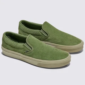 VANS Clásico Sin Cordones VN000CT5D3Z Gamuza Mezcla Olmo Verde Para Hombres Talla EE. UU./RÁPIDO Y SEGURO - Imagen 1 de 5