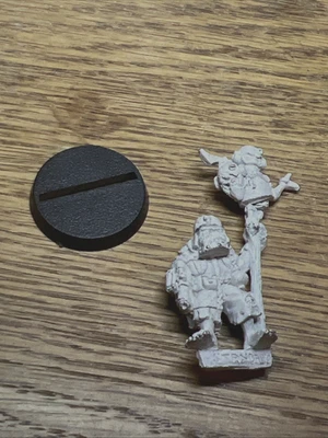 Rogue Trader Warhammer 40k OOP Metal Ork  Standard 1987 Miniature - Image 1 of 4