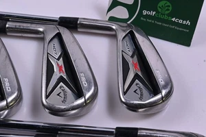 Left Hand Callaway X Hot Pro Irons / 4-PW / Regular Flex Callaway Steel Shafts - Picture 1 of 7