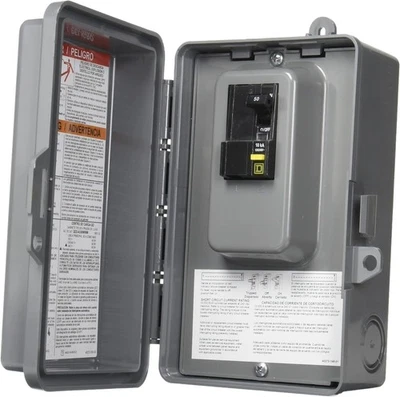 Square D 50 Amp 2-Pole Spa Main Lug Load Center GFCI Breaker Hot Tub QOE250GFINM - Image 1 of 3