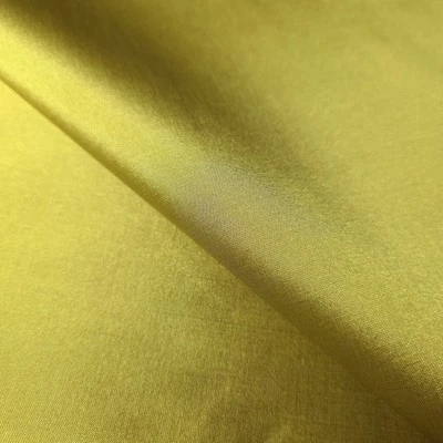 Celery Green Chartreuse Crisp Faux Silk Taffeta Fabric 58" By The Yard - Image 1 of 4