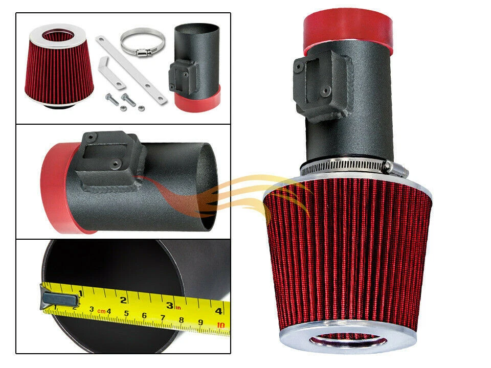 Kit de admisión de aire deportivo XYZ ROJO + filtro para 04-11 Victoria Grand Marquis 4,6 L V8 Foto 1 de 1