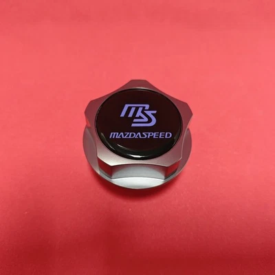 MS DARKED BILLET ENGINE OIL FILLER CAP for MAZDA 2 3 5 6 CX-30 CX-5 MX30 MX5 RF - Image 1 of 4