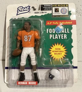 Figura de acción Heroes of the Gridiron Herman Moore jugador de fútbol americano 6,5" mejor nueva - Imagen 1 de 2