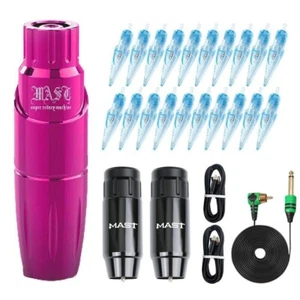 Dragonhawk Mast Tour Wireless Tattoo Kit 2 Ersatzakkus WJX Patronen - Bild 1 von 75