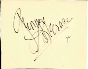 Vintage Original 1960's Hand Signed George Liberace Autograph brother of Lee - Picture 1 of 1
