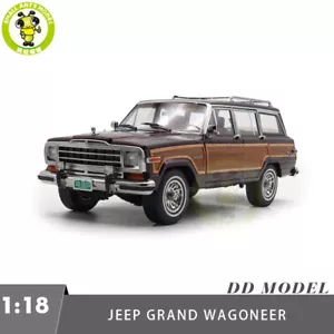 1/18 Jeep Grand Wagoneer 1991 DD MODELS BLACK CHERRY Diecast Model Car - Picture 1 of 18
