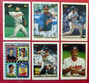 1995 Topps Cleveland Indians Team Set with Traded, AS & Pros (31 cards) - Bild 1 von 6