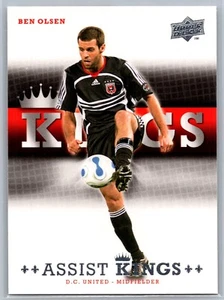 2008 UPPER DECK SOCCER MLS AK-9 ASSIST KINGS BEN OLSEN DC UNITED - Picture 1 of 2