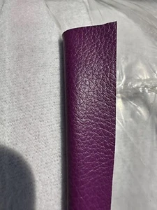 vegan leather fabric bolt Purple Deep Fuschia. Lined. Faux Leather. 33yds. - Picture 1 of 3