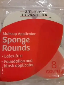 Studio Selection 8 Makeup Applicator Sponge Rounds - Picture 1 of 2