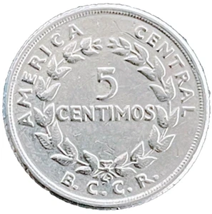 1958 COSTA RICA COIN 5 Centimes UNCIRCULATED Foreign Coins FREE SHIPPING - Picture 1 of 3