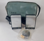 2 ADM-5 Akai M-8 Dynamic Microphones Reel To Reel Tape Recorder & Accessories