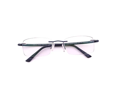 Konishi Eyeglasses, Frames Only, KF-8236 C2, 52-18-135, Flex Titanium, Japan - Image 1 of 4