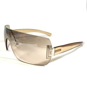 Yves Saint Laurent Sunglasses YSL 2012/S Brown Clear Square Frames w/ Brown Lens