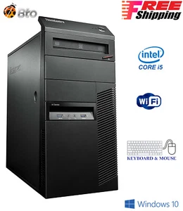 Lenovo Desktop Computer PC MT Core i5 CPU 16GB, 1TB WiFi Bluetooth DVD Win10 Pro - Picture 1 of 10