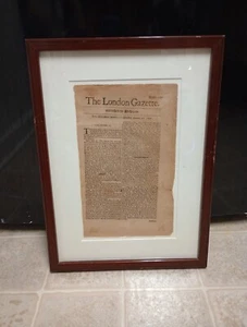 The London Gazette January 1691 References The Inquisition Framed - Picture 1 of 5