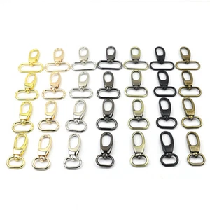 Bag Clasps Lobster Swivel Trigger Clips Snap Hook keychain 19mm 25mm 32mm 38mm - Picture 1 of 21