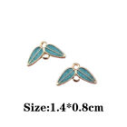 10 Pcs Metal Alloy Enamel Leaves Butterfly Flowers Hairpin Accessorie Diy Jewelr