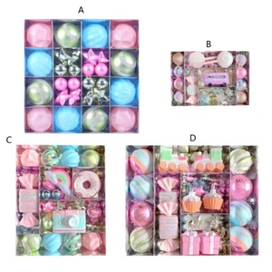 Distinctive Macaron Christmas Balls Hanging Charm For Seasonal Decorations - Picture 1 of 12