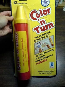 ROLO-COLOR ~ Color-N-Turn - home or travel activity ~ crayons & sharpener $7.77 - Imagen 1 de 2