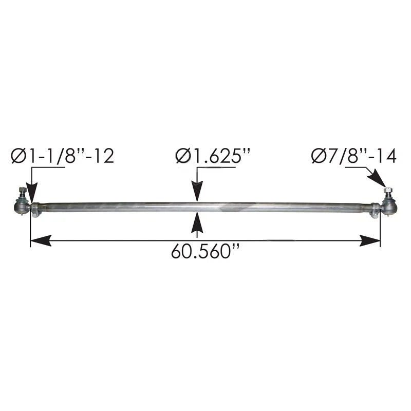 Cross Tube Mack 零件 # 21639955,24426460,7QH45,463.DS9881 — 第 1/1 张图片