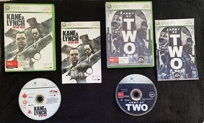 Kane & Lynch: Dead Men + Army Of Two | 2 Player Bundle | COMPLETE VGC PAL - Image 1 of 4