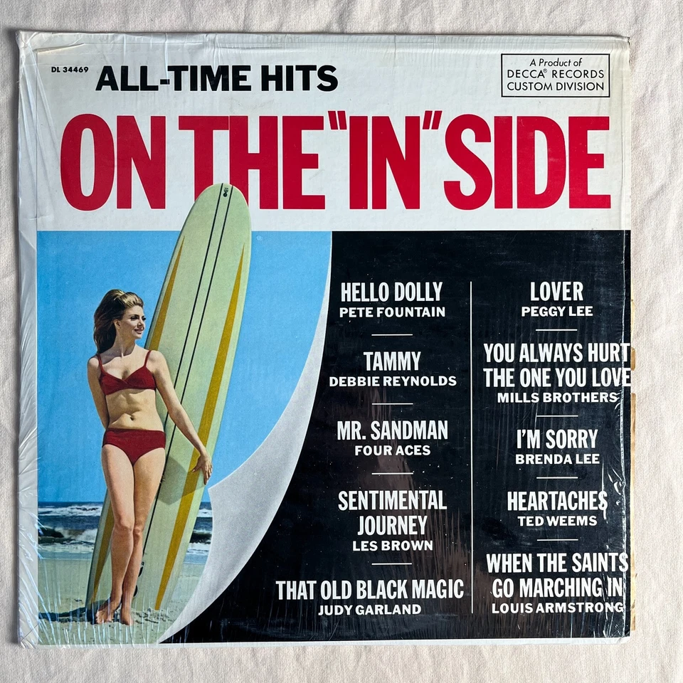 VARIOUS All-Time Hits On The "In" Side 1961 Vinyl LP Decca DL 34469 - VG+ Foto 1 de 4