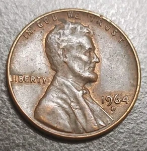 1964 D Lincoln Penny “L” on edge Error Uneven Flan Thickness Variety  - Picture 1 of 16