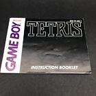 Tetris GameBoy Original Nintendo Instruction Booklet ONLY Manual Book No Game