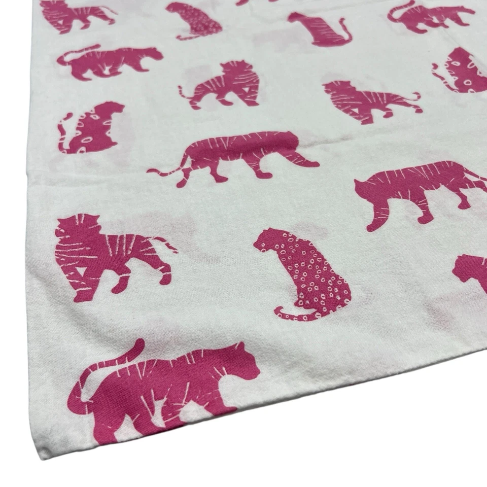 Funda de Almohada IKEA Urskog Tiger Big Cat Blanca Rosa Ropa de Cama Boho Cheetah Dopamina Foto 1 de 4