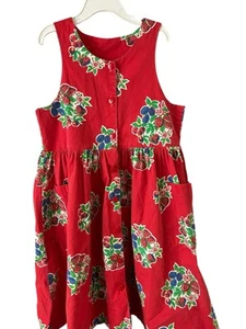 Vestido vintage Hartstrings fresa talla 8 niñas - Imagen 1 de 5