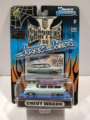 Muscle Machines Jesse James CHEVY WAGON 1:64 Diecast - West Coast Choppers - Image 1 of 2