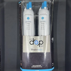 Whirlpool Water Every Drop Ice And Water Flters #3 PUR 2 PK EDR3RXD2 NEW - Picture 1 of 6