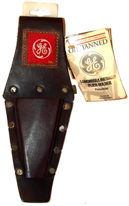 1996 GE/GENERAL ELECTRIC ÖLGEGERBTES LEDER LONGNOSE/LINESMAN ZANGENHALTER! Neu mit Etikett - Bild 1 von 14