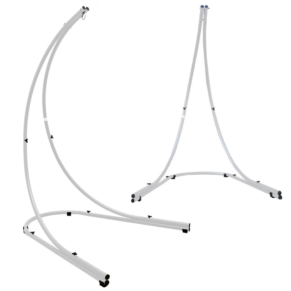 AMANKA Bis 150kg: XL Hängesessel Gestell Outdoor - 210cm Ständer für Hängestuhl Garten