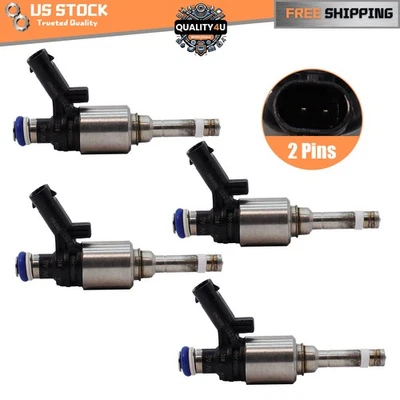 x4 Fuel Injectors for 2009-2017 Volkswagen Tiguan 2.0L 06H906036P 06H906036AE Foto 1 de 4