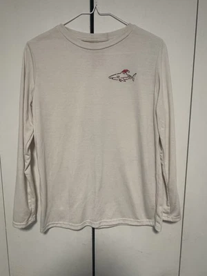 Cat & Jack Boy's Size XL (14) Long Sleeve Christmas Sharks Pajama Set 2pc (0036) - Image 1 of 4