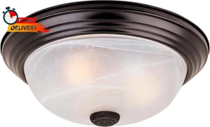 DESIGNERS FOUNTAIN 3-Light Flush Mount Ceiling Light, 15 Inch Lighting Fixture f - Picture 1 of 12