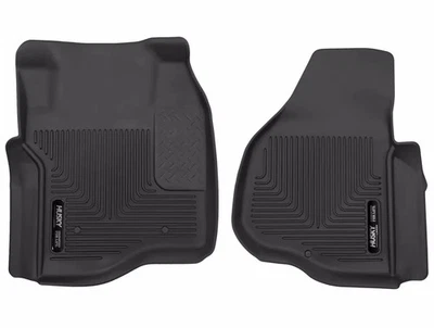 Husky X-Act Contour Mat Fits 2011-2016 Ford F250-F450 Crew/SuperCab 2pc Black Foto 1 de 4