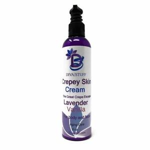 Crepey Skin Body & Face Cream "Lavender-Vanilla" w/Alpha Hydroxy, Hyaluronic