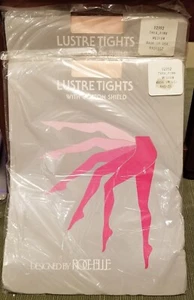 2 Paar glänzende Strumpfhosen Tanz Ballettstrumpfhosen Theater rosa Größe Erwachsene Medium NEU - Bild 1 von 2