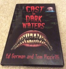 Moldado em águas escuras por Ed Gorman e Tom piccirilli Cemitério Dança Assinado Capa Dura