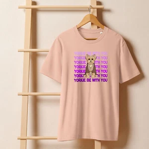 Camiseta Jedi Yorkie Orgánica Cuello Acanalado - Imagen 1 de 10