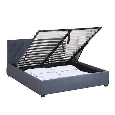 My Best Buy -  Milano - Queen Luxury Gas Lift Bed Frame Base And Headboard Wi... • 545.95$